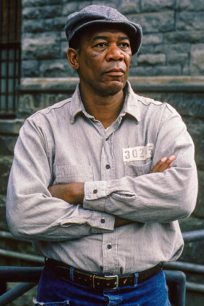 Morgan Freeman Red The Shawshank Redemption 1994 Movie Poster Iconic Hollywood Classic Actor Photo Film Wall Art Print