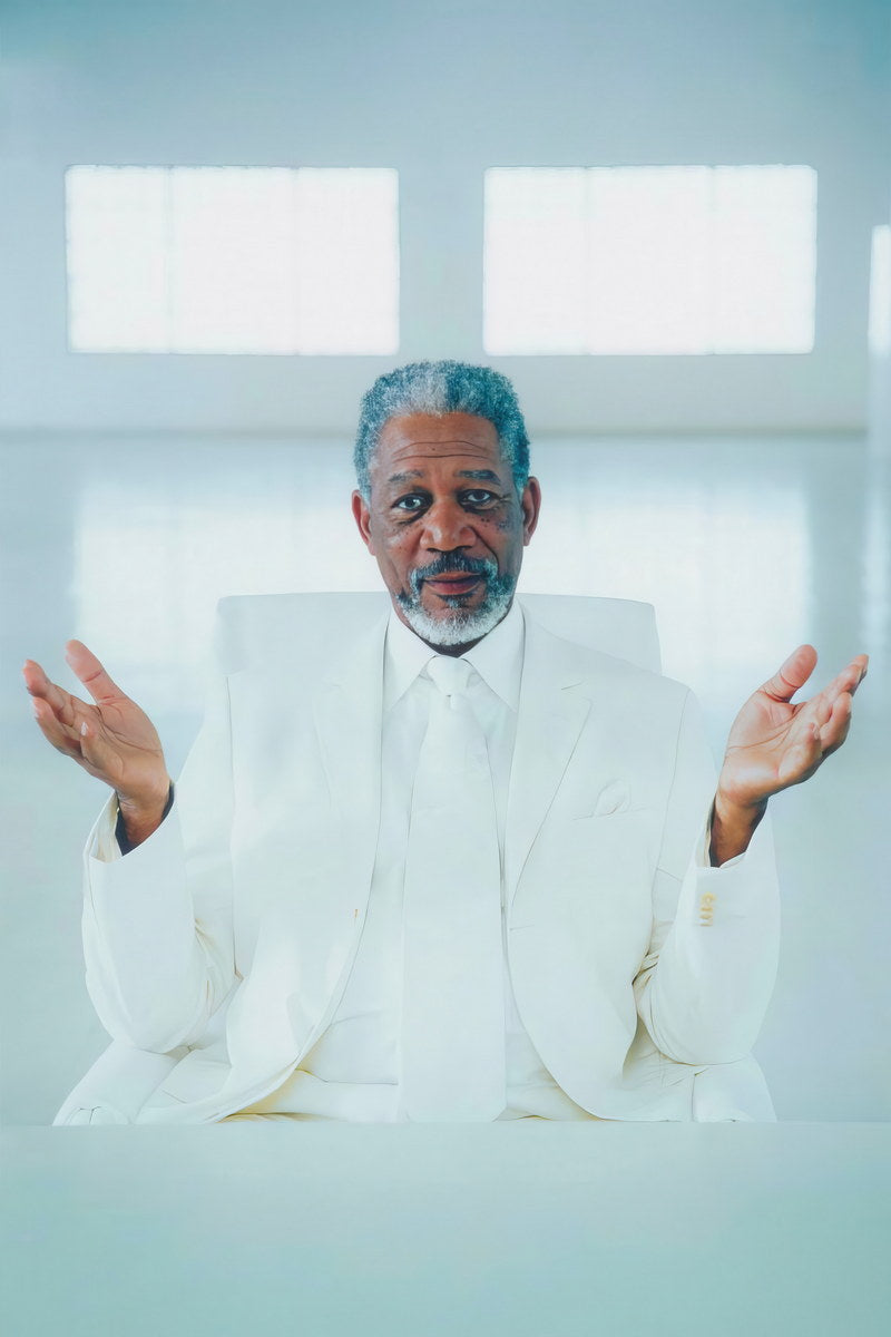 Morgan Freeman God Bruce Almighty Movie Poster 2003 Iconic Hollywood Comedy Star Wall Art Print