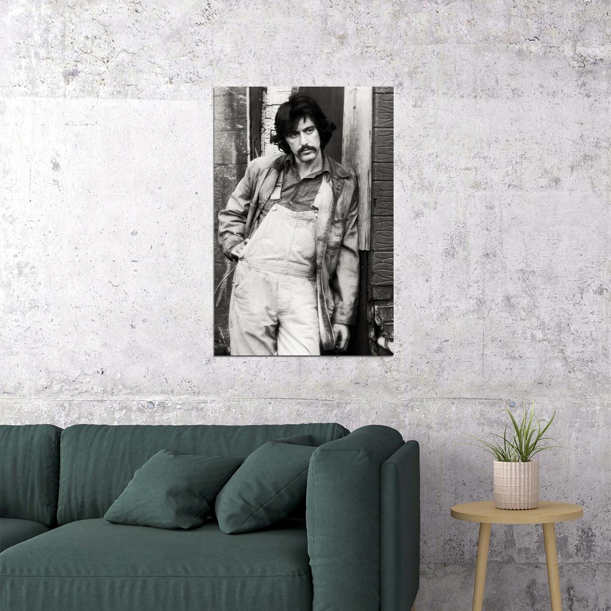 Al Pacino Serpico 1973 Movie Poster Iconic Role Frank Serpico Hollywood Classic Film Wall Art Print