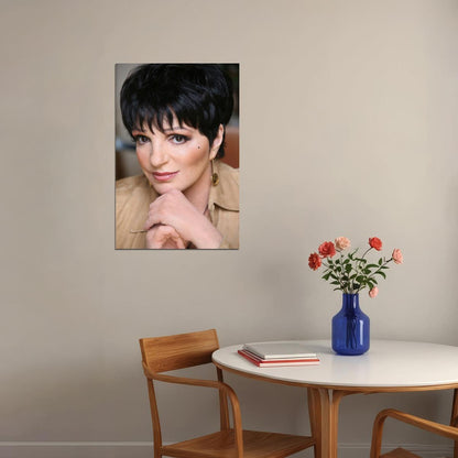 Liza Minnelli Modern Portrait Timeless Actress Hollywood Movie Legend Wall Art Print