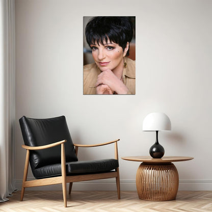 Liza Minnelli Modern Portrait Timeless Actress Hollywood Movie Legend Wall Art Print