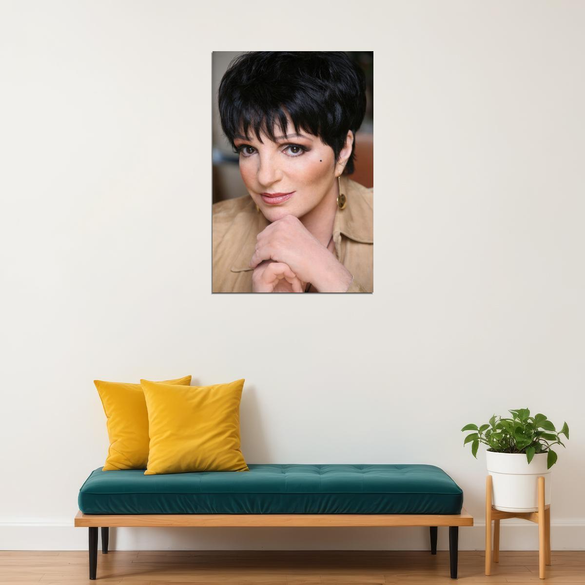 Liza Minnelli Modern Portrait Timeless Actress Hollywood Movie Legend Wall Art Print