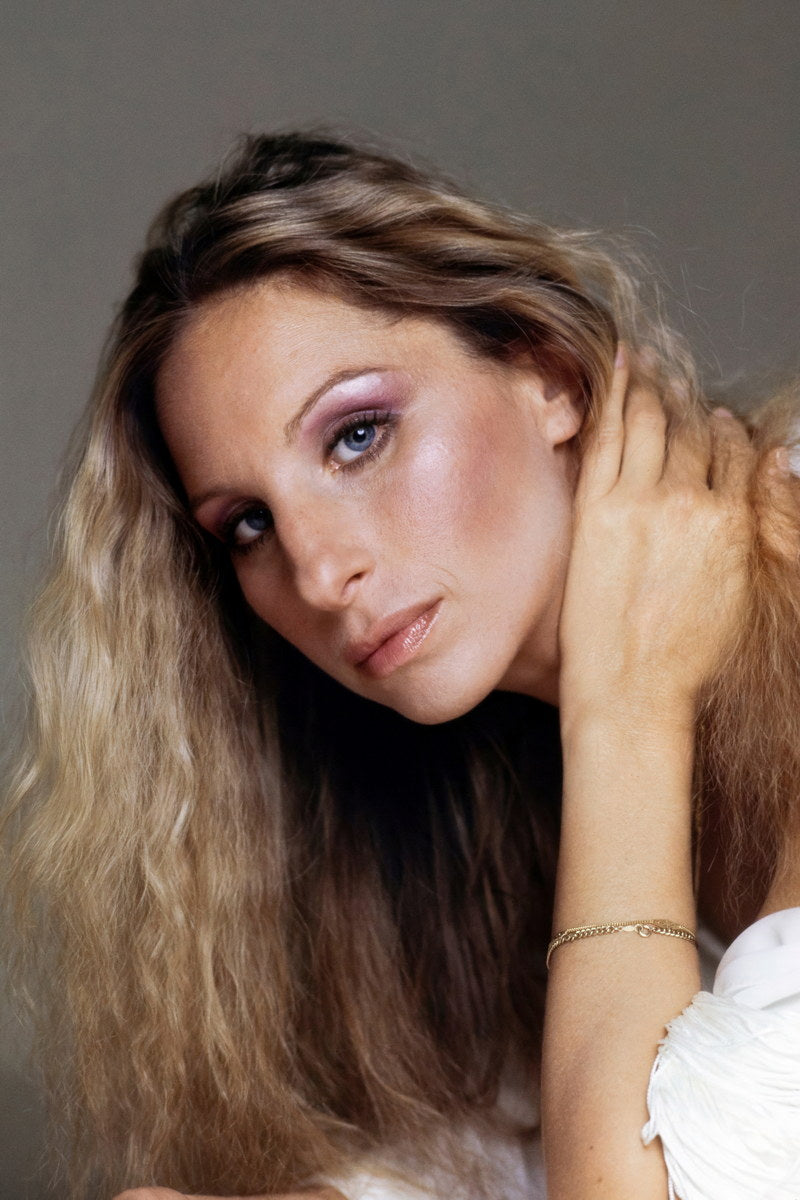 Barbra Streisand 1970s Retro Fashion Photo Poster Music Icon Print Famous Singer Wall Art