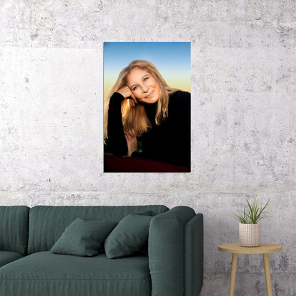 Barbra Streisand Modern Portrait Photo Print Legendary Hollywood Icon Poster Actress Wall Art