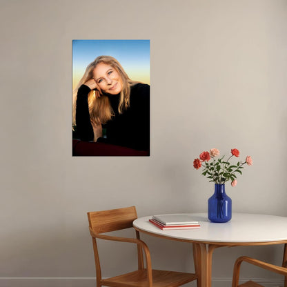 Barbra Streisand Modern Portrait Photo Print Legendary Hollywood Icon Poster Actress Wall Art