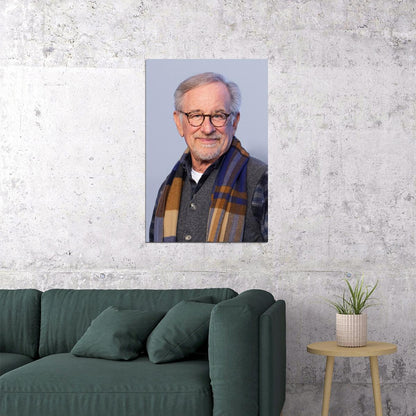 Steven Spielberg Modern Portrait Iconic Filmmaker Timeless Hollywood Legend Wall Art Print