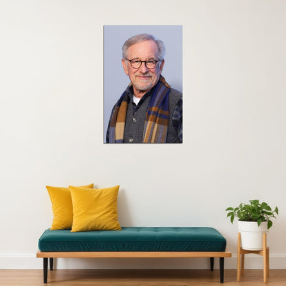 Steven Spielberg Modern Portrait Iconic Filmmaker Timeless Hollywood Legend Wall Art Print