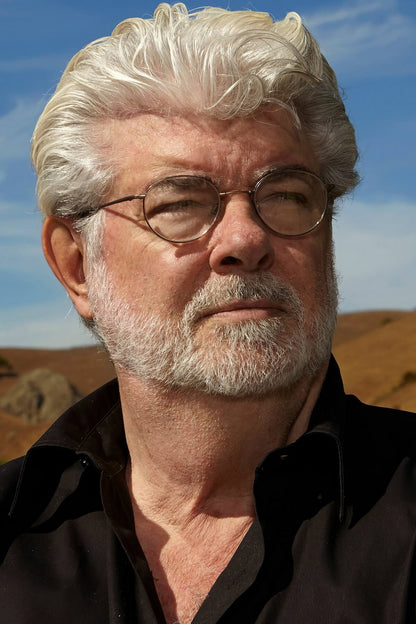 George Lucas Modern Portrait Cinematic Visionary Timeless Filmmaker Legendary Director Wall Art Print