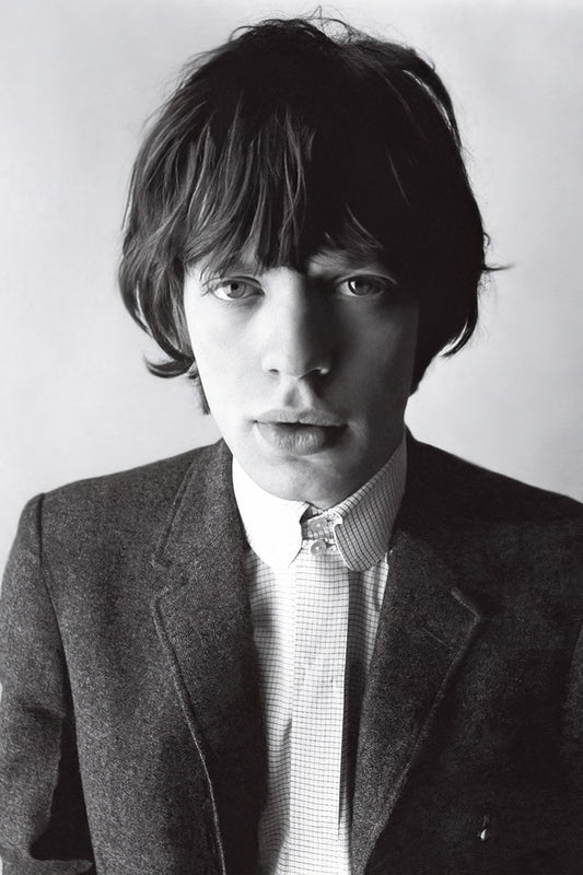 Mick Jagger Young Portrait Poster Rock And Roll Music Legend Wall Art