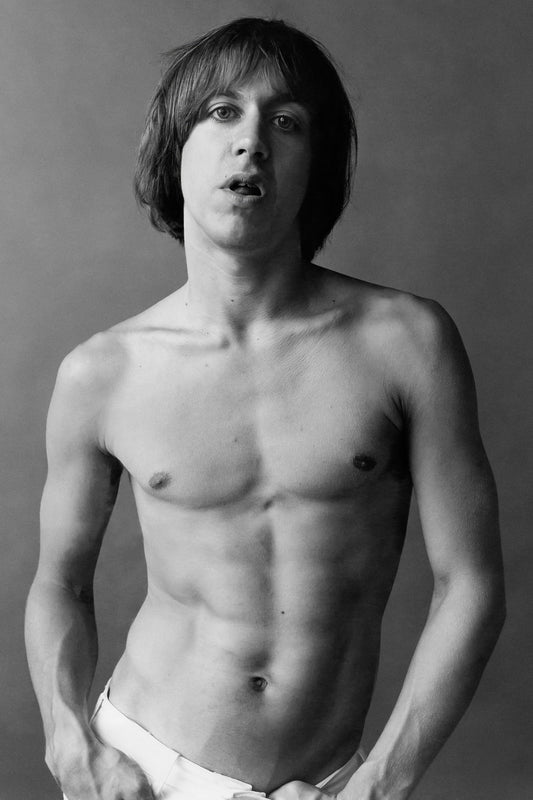 Iggy Pop Classic Portrait Poster Rock Icon 1970s Wall Art Photo Print