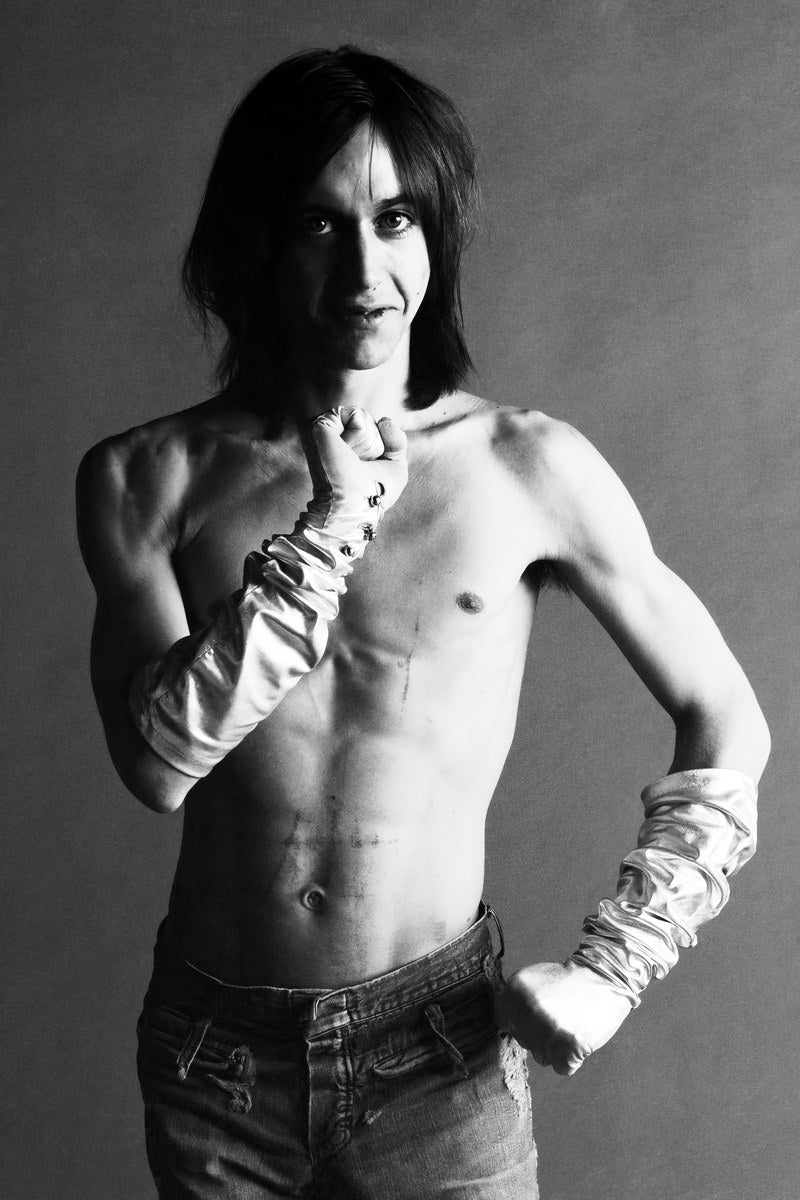 Iggy Pop Vintage Photo Poster Punk Rock Legend Wall Art Print