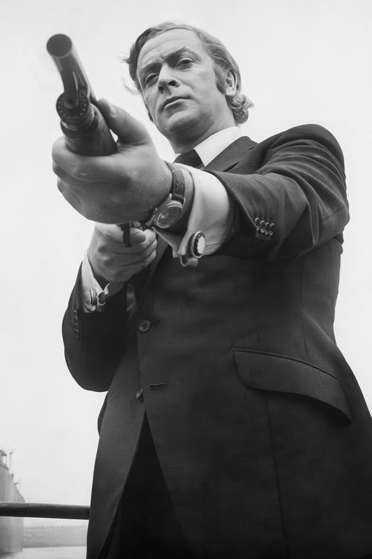 Michael Caine Get Carter 1971 Movie Poster Crime Thriller Classic Photo Print British Cinema Icon Wall Art Old Hollywood Aesthetic Wall Decor