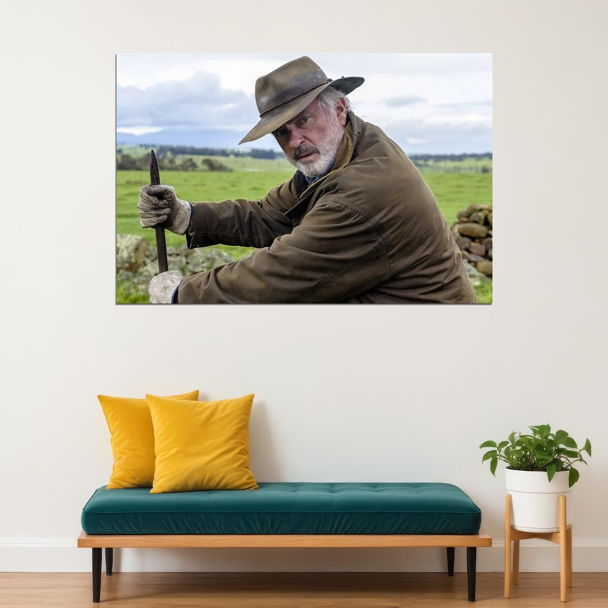 Sam Neill Classic Movie Poster Legendary Actor 1990s Iconic Cinema Star Jurassic Park Fame Wall Art Print Old Hollywood Aesthetic Wall Decor