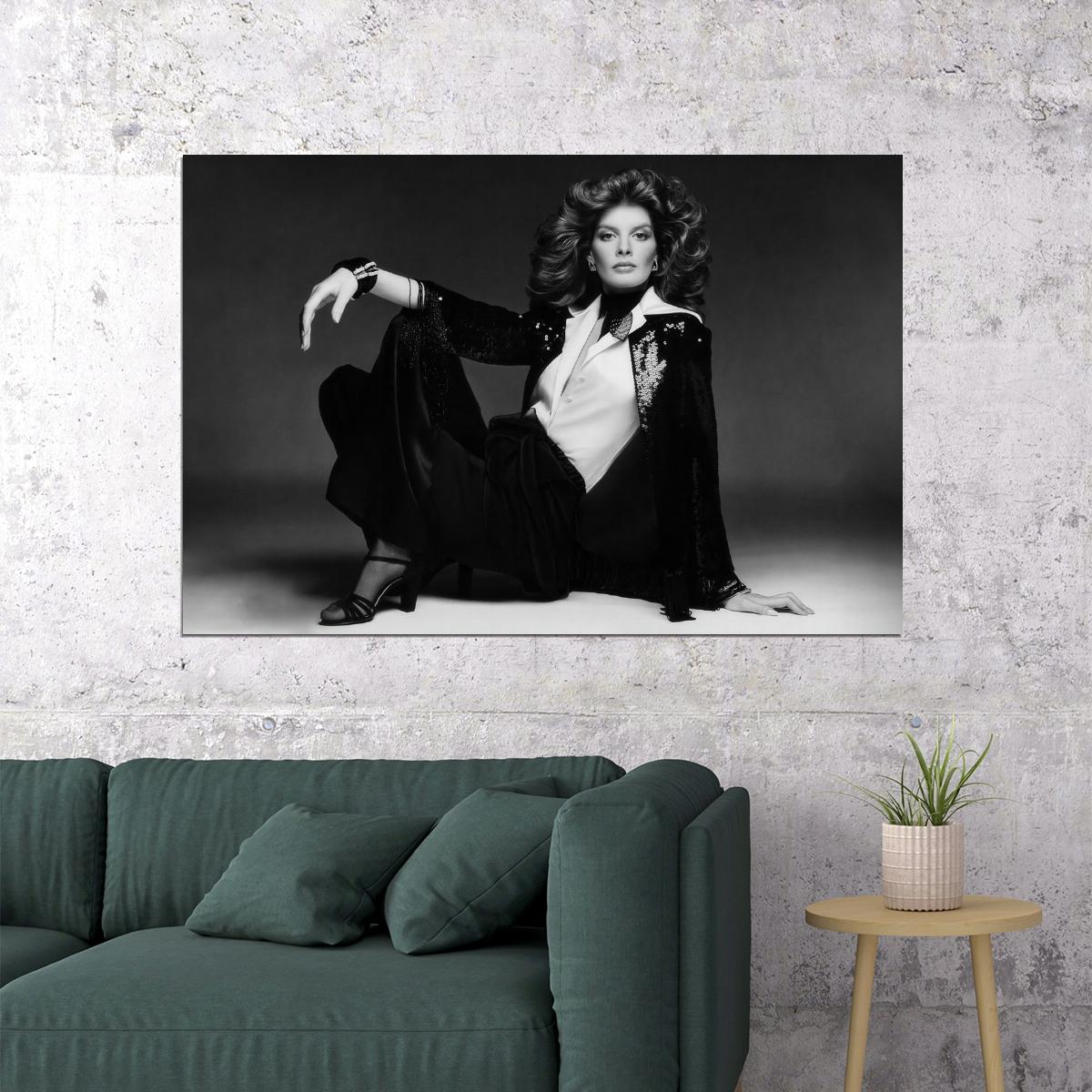 Rene Russo Modern Portrait Poster Hollywood Legend Recent Photo Glamorous Movie Star Wall Art Print Old Hollywood Aesthetic Wall Decor