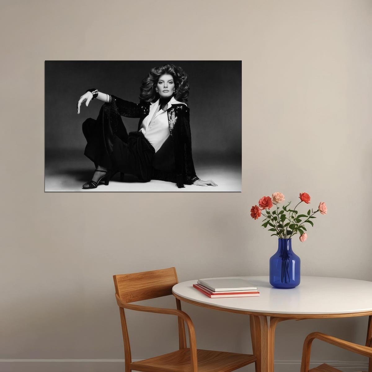 Rene Russo Modern Portrait Poster Hollywood Legend Recent Photo Glamorous Movie Star Wall Art Print Old Hollywood Aesthetic Wall Decor