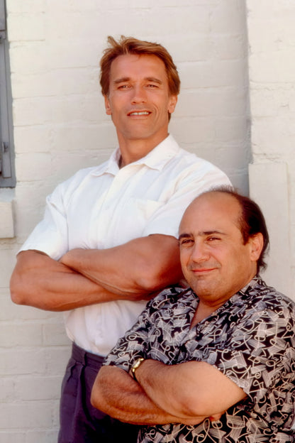 Danny DeVito Twins Movie Poster 1988 Iconic Comedy Duo With Arnold Schwarzenegger Classic Hollywood Wall Art Print Old Hollywood Aesthetic Wall Decor