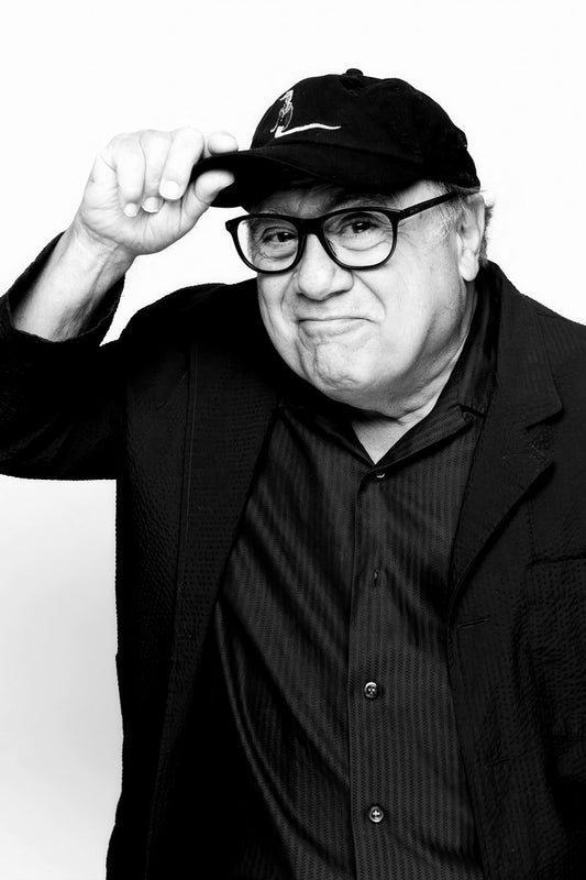 Danny DeVito Modern Portrait Poster Legendary Actor Recent Photo Comedy Icon Hollywood Star Wall Art Print Old Hollywood Aesthetic Wall Decor