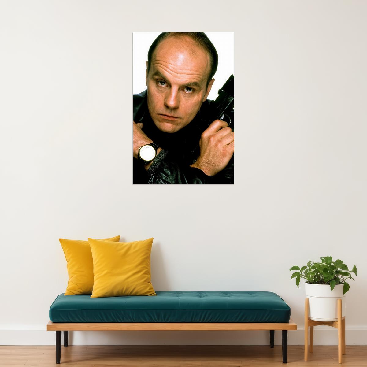 Michael Ironside Total Recall 1990 Movie Poster Iconic Sci-Fi Film Classic Villain Hollywood Wall Art Print Old Hollywood Aesthetic Wall Decor - xonomax