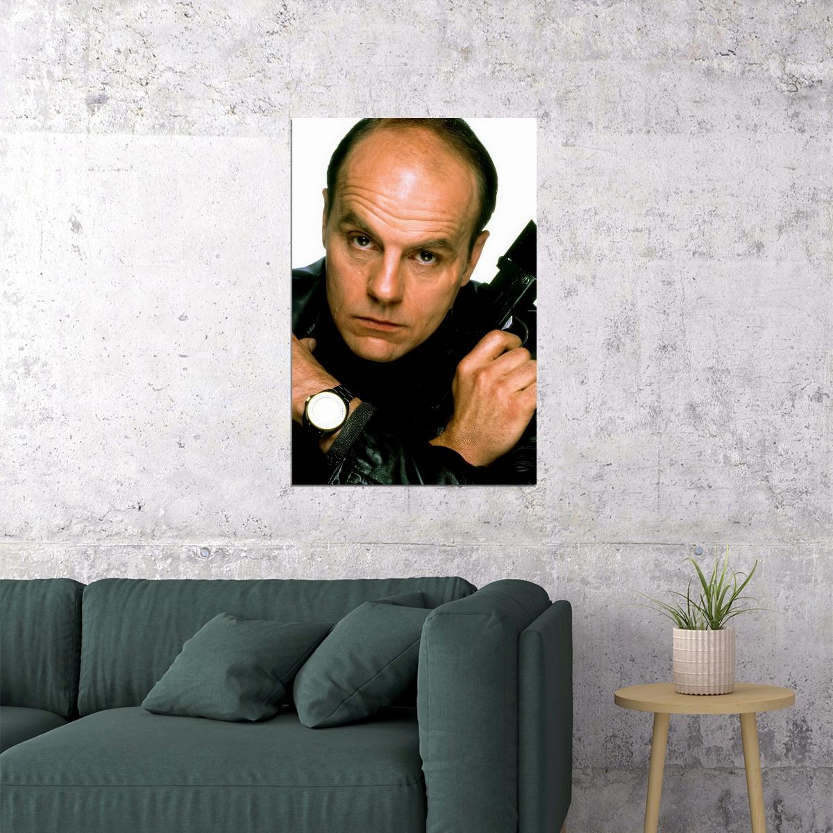 Michael Ironside Total Recall 1990 Movie Poster Iconic Sci-Fi Film Classic Villain Hollywood Wall Art Print Old Hollywood Aesthetic Wall Decor - xonomax