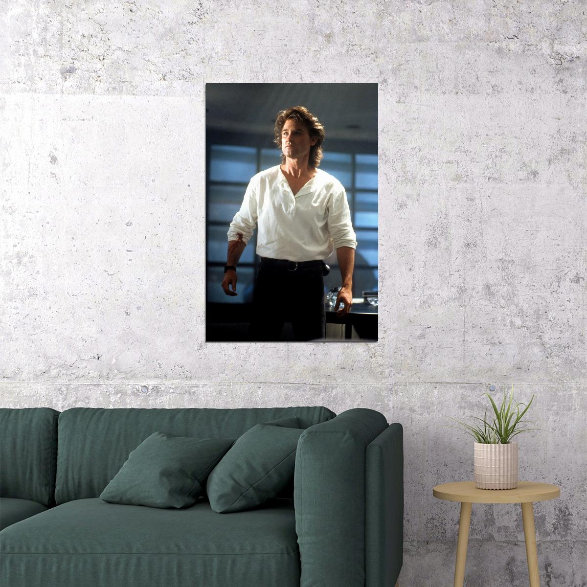 Kurt Russell Tango & Cash Movie Poster 1989 Iconic Action Comedy Film Classic Hollywood Star Wall Art Print Old Hollywood Aesthetic Wall Decor