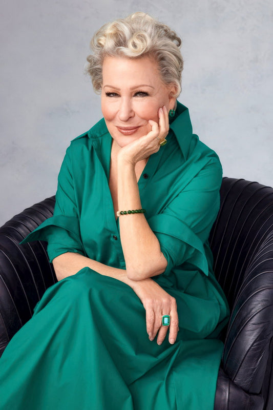 Bette Midler Modern Portrait Poster Legendary Actress Recent Glamorous Photo Hollywood Icon Wall Art Print Old Hollywood Aesthetic Wall Decor