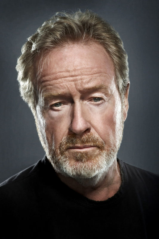 Ridley Scott Modern Portrait Poster Iconic Film Director Recent Photo Hollywood Legend Wall Art Print Old Hollywood Aesthetic Wall Decor