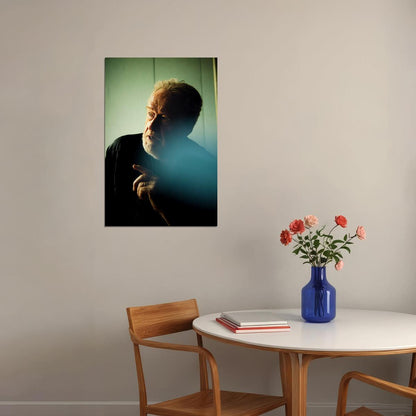 Ridley Scott Artistic Portrait Poster Classic Film Director Cinematic Visionary Hollywood Legend Wall Art Print Old Hollywood Aesthetic Wall Decor
