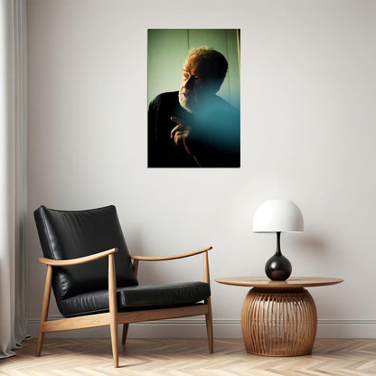 Ridley Scott Artistic Portrait Poster Classic Film Director Cinematic Visionary Hollywood Legend Wall Art Print Old Hollywood Aesthetic Wall Decor