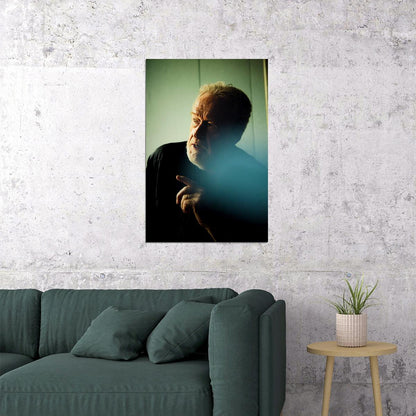 Ridley Scott Artistic Portrait Poster Classic Film Director Cinematic Visionary Hollywood Legend Wall Art Print Old Hollywood Aesthetic Wall Decor
