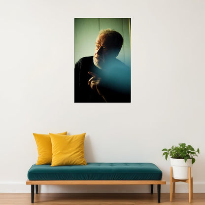 Ridley Scott Artistic Portrait Poster Classic Film Director Cinematic Visionary Hollywood Legend Wall Art Print Old Hollywood Aesthetic Wall Decor