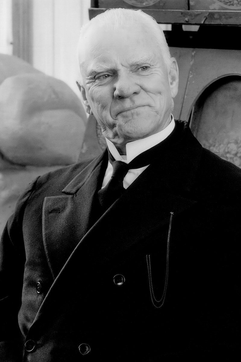 Malcolm McDowell Black And White Portrait Poster Iconic Actor Hollywood Star Classic Film Legend Wall Art Print Old Hollywood Aesthetic Wall Decor