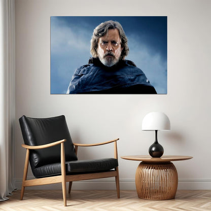 Mark Hamill Modern 2017 Portrait Poster Legendary Actor Iconic Luke Recent Cinematic Photo Wall Art Print2017 Old Hollywood Aesthetic Wall Decor