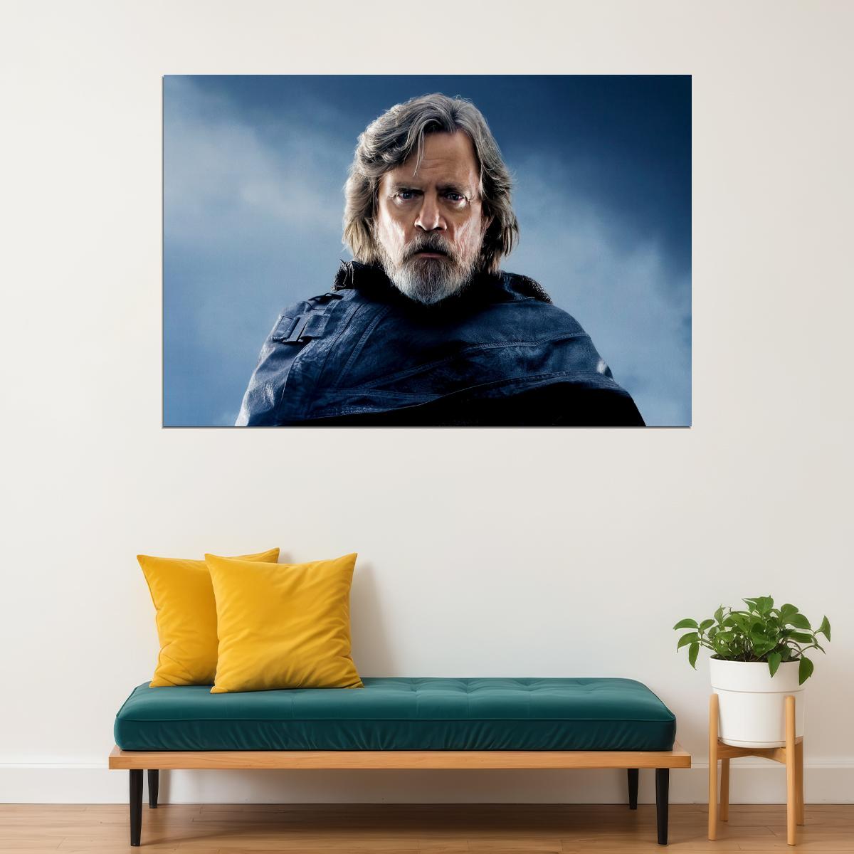 Mark Hamill Modern 2017 Portrait Poster Legendary Actor Iconic Luke Recent Cinematic Photo Wall Art Print2017 Old Hollywood Aesthetic Wall Decor