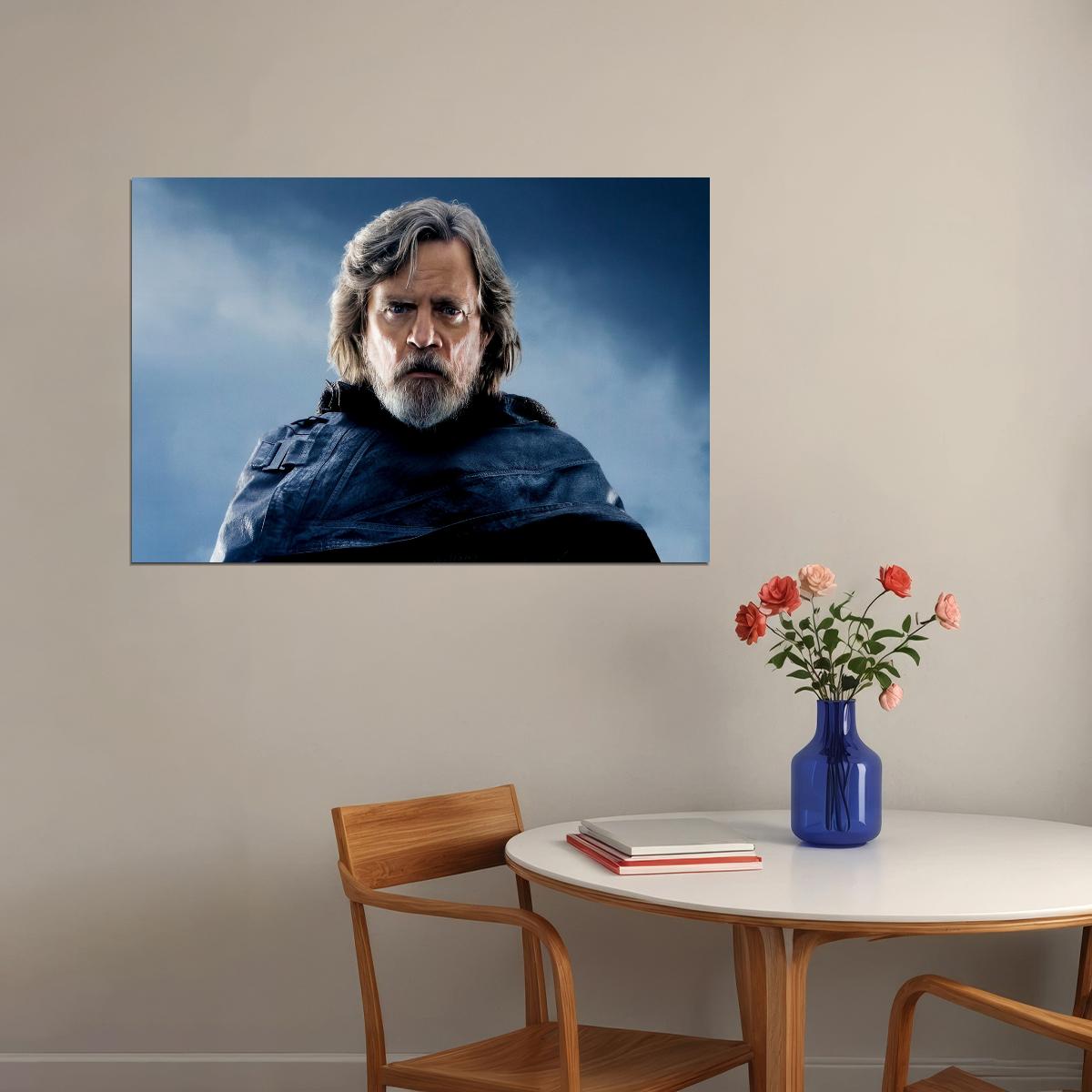 Mark Hamill Modern 2017 Portrait Poster Legendary Actor Iconic Luke Recent Cinematic Photo Wall Art Print2017 Old Hollywood Aesthetic Wall Decor