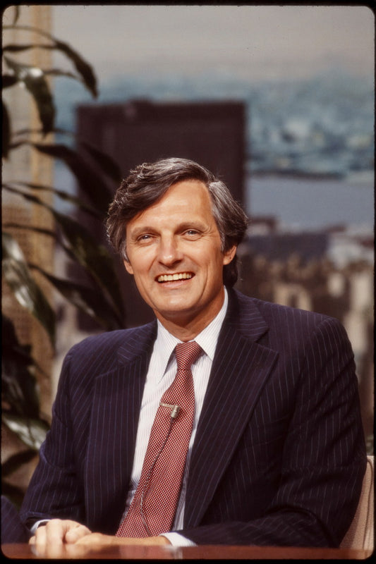 Alan Alda 1970s Talk Show Appearance Poster M*A*S*H MASH Actor Iconic Hollywood Star Wall Art Print Old Hollywood Aesthetic Wall Decor