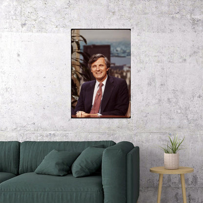 Alan Alda 1970s Talk Show Appearance Poster M*A*S*H MASH Actor Iconic Hollywood Star Wall Art Print Old Hollywood Aesthetic Wall Decor - xonomax