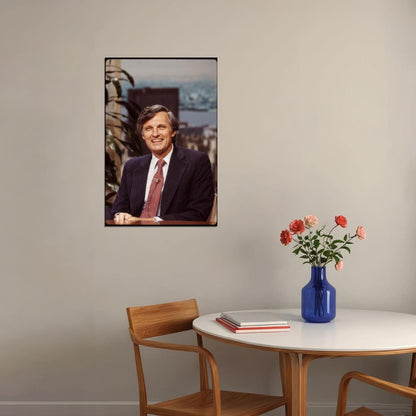 Alan Alda 1970s Talk Show Appearance Poster M*A*S*H MASH Actor Iconic Hollywood Star Wall Art Print Old Hollywood Aesthetic Wall Decor - xonomax
