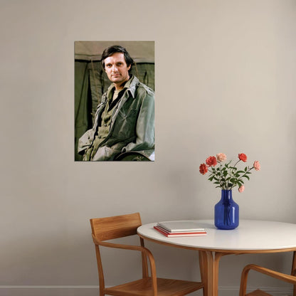 Alan Alda M*A*S*H MASH Movie Set Poster 1970s TV Show Actor Iconic Classic Television Star Wall Art Print Old Hollywood Aesthetic Wall Decor - xonomax