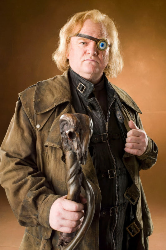 Brendan Gleeson Alastor Mad-Eye Moody Movie Poster Legendary Actor Wall Art Fantasy Film Print Old Hollywood Aesthetic Wall Decor