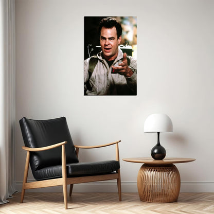 Dan Aykroyd Ghostbusters 1984 Movie Poster Iconic Comedy Actor Photo Retro Sci-Fi Film Art Print Old Hollywood Aesthetic Wall Decor