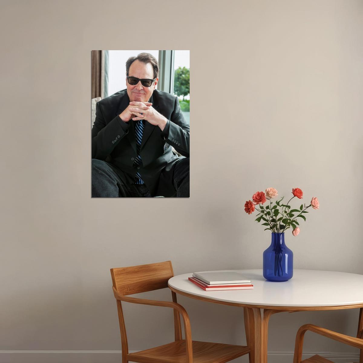 Dan Aykroyd Modern Photo Portrait Actor Legendary Film Star Wall Art Print Old Hollywood Aesthetic Wall Decor