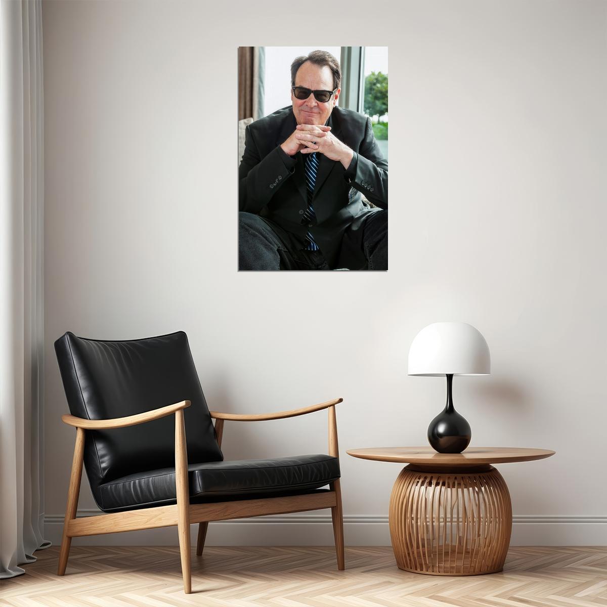 Dan Aykroyd Modern Photo Portrait Actor Legendary Film Star Wall Art Print Old Hollywood Aesthetic Wall Decor