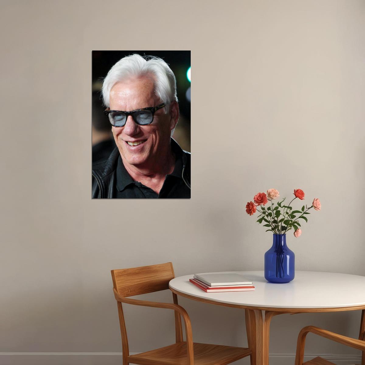 James Woods Modern Portrait Poster Legendary Actor Wall Art Print Old Hollywood Aesthetic Wall Decor