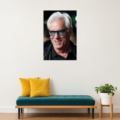 James Woods Modern Portrait Poster Legendary Actor Wall Art Print Old Hollywood Aesthetic Wall Decor