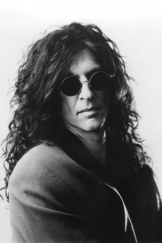 Howard Stern Black And White Vintage Portrait Poster Private Parts Movie Print Iconic Radio Host Wall Art Old Hollywood Aesthetic Wall Decor