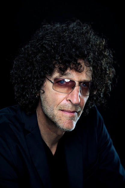 Howard Stern Modern Portrait Poster Legendary Radio Host Pop Culture Icon Old Hollywood Aesthetic Wall Decor