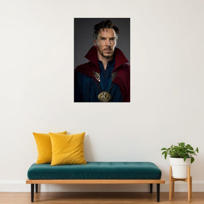 Benedict Cumberbatch Doctor Strange Movie 2010s Photo Poster Superhero Wall Art Print Old Hollywood Aesthetic Wall Decor