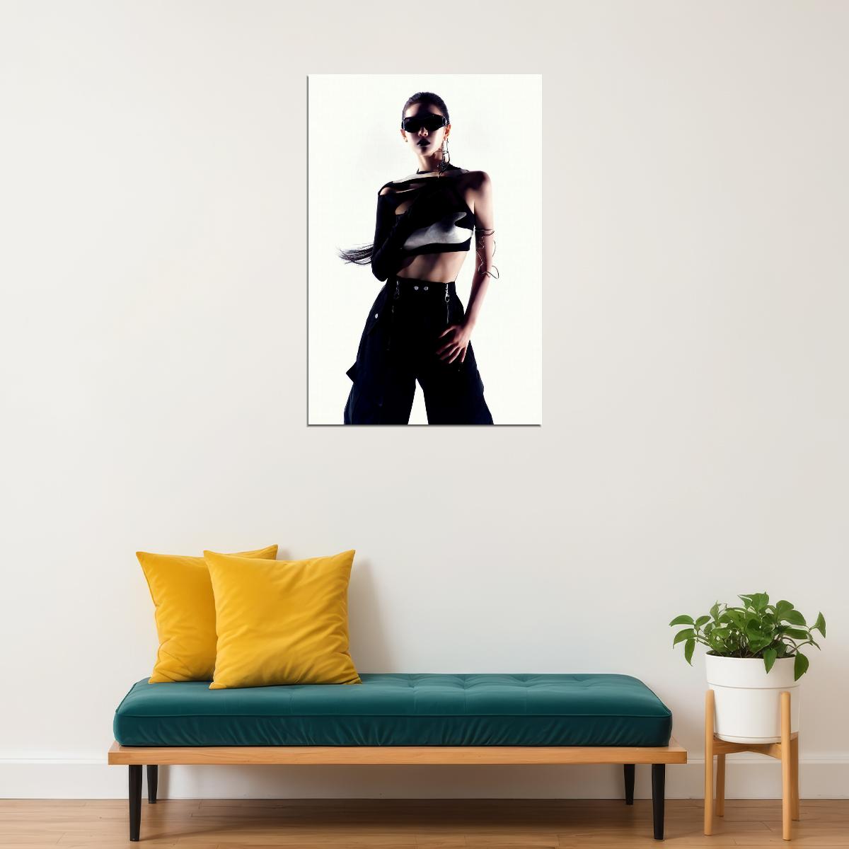 【お年玉セール特価】 Poster - aespa Ningning Whiplash Concept Photo K-pop Music アート・デザイン・音楽