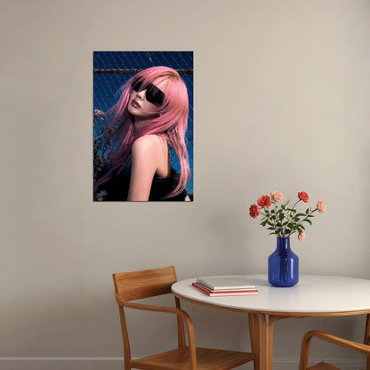 aespa Giselle Whiplash Album Concept Photo K-pop Music Poster Y2K Futuristic Aesthetic Sexy Cyberpunk Female Idol Fashion Print Trendy Girl Group Wall Art - xonomax