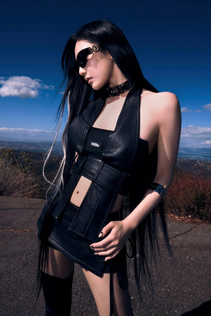 aespa Ningning Whiplash Album Concept Photo K-pop Music Poster Techwear Aesthetic Sexy Cyberpunk Female Idol Fashion Print Trendy Girl Group Wall Art - xonomax
